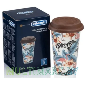 Многоразовый стакан DeLonghi Animals DLSC067 0.3 л (бежевый/коричневый) картинка 3